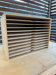 A3 Paper Storage Box 12 Shelve Unit. - Wood Creations By Mark P
