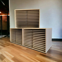 A3 Paper Storage Box 12 Shelve Unit. - Wood Creations By Mark P