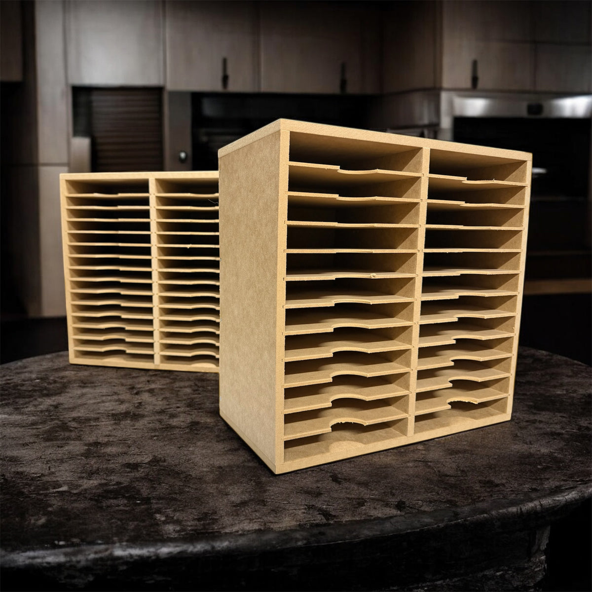 Card Stock Storage 6" x 6" 24 shelve unit