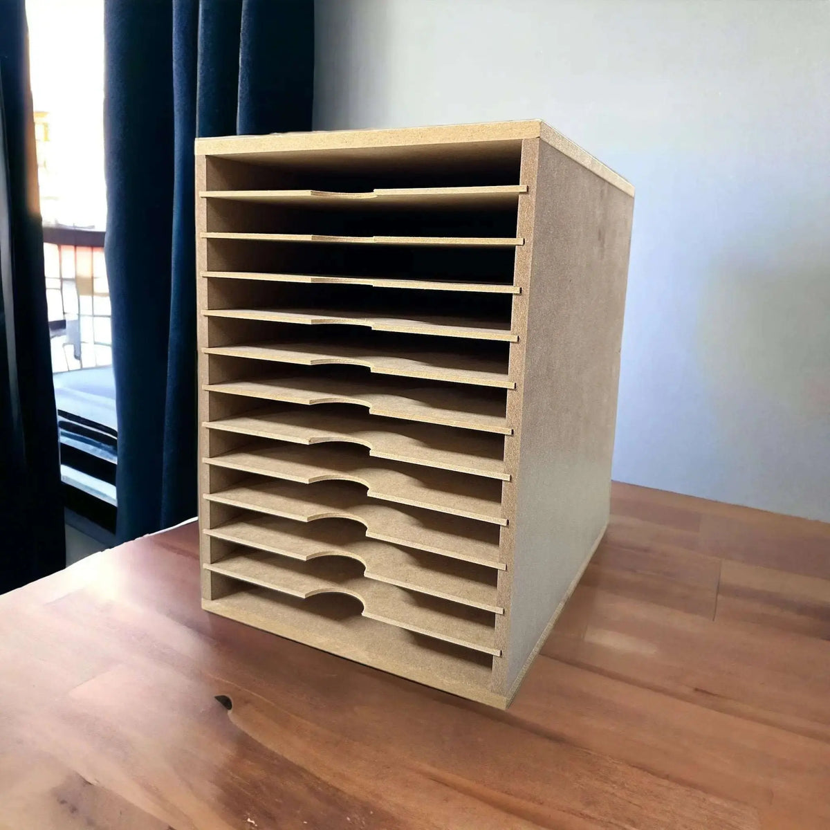Card Stock Paper Storage Box for A4 12 Shelve. - Wood Creations By Mark P