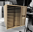 Card Stock Paper Storage Box for A4 12 shelve / 12" x 12" Combo Shelve - Wood Creations By Mark P