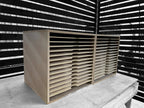 Card Stock Paper Storage box for 12" x 12" 17 Shelves - Wood Creations By Mark P