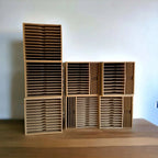 Card Stock Paper Storage Box for 12" x 12" 12 Shelve. - Wood Creations By Mark P