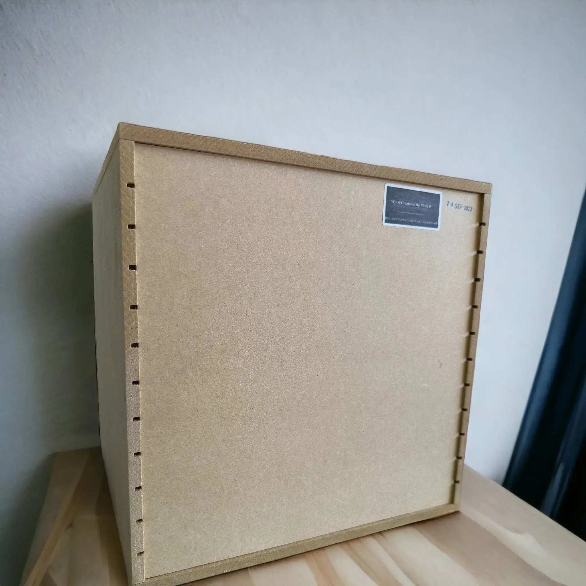 Card Stock Paper Storage box for 12" x 12" 15 Shelves - Wood Creations By Mark P