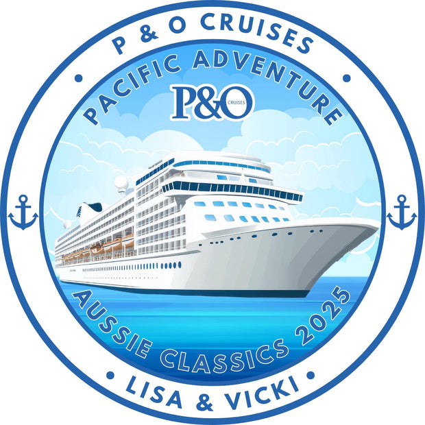Cruise door magnet decoration personalised - Wood Creations By Mark P