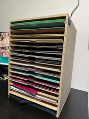 Card Stock Paper Storage box for 12" x 12" 17 Shelves - Wood Creations By Mark P