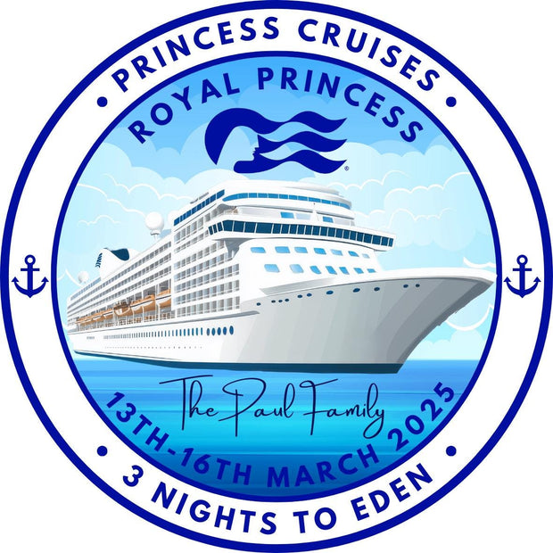Cruise door magnet decoration personalised - Wood Creations By Mark P