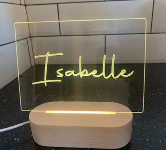 Night Lights - Name Wood Creations By Mark P