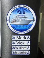 Cruise door magnet decoration personalised